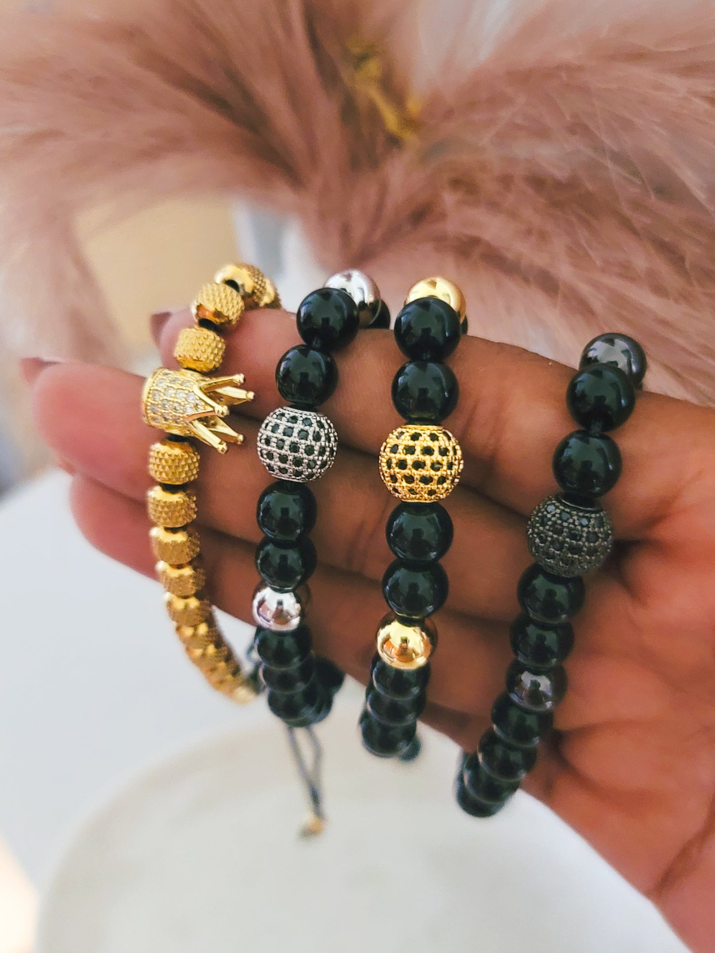 Stone bracelets