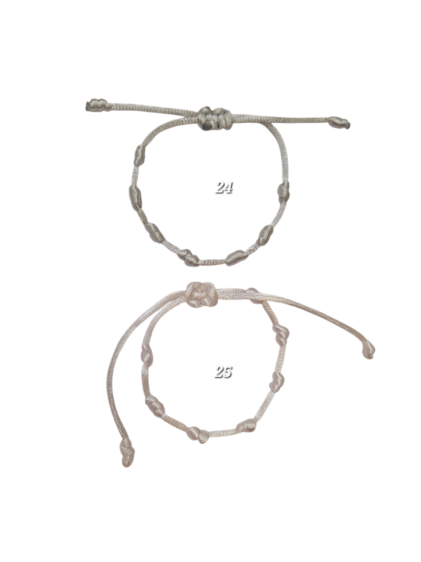 7 nuedos color bracelets