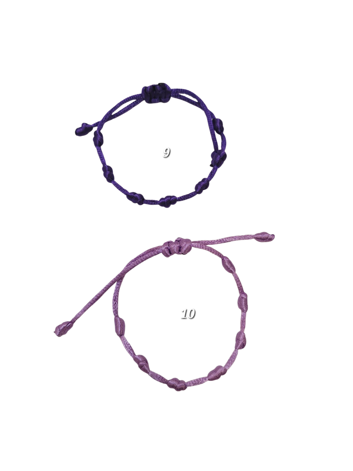 7 nuedos color bracelets