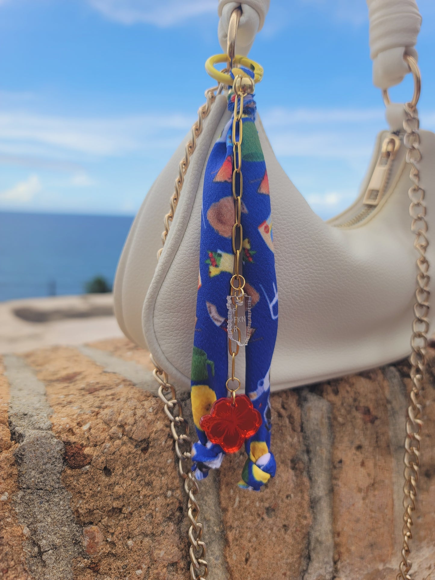 "YO SOY 100X35.co" 🇵🇷🌺 bag charm