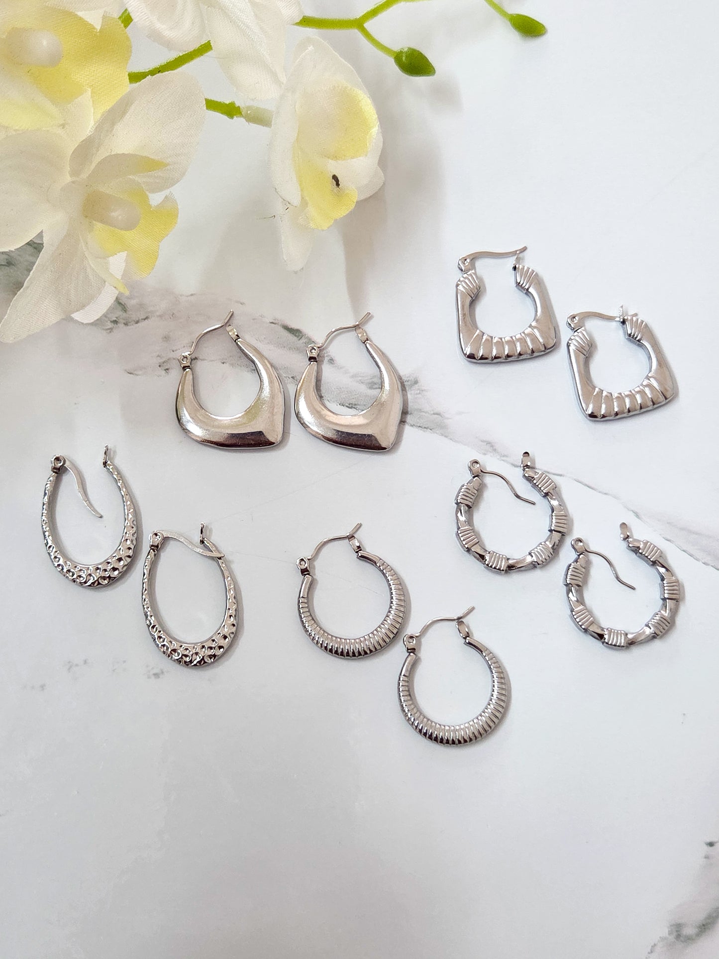 Silver earring