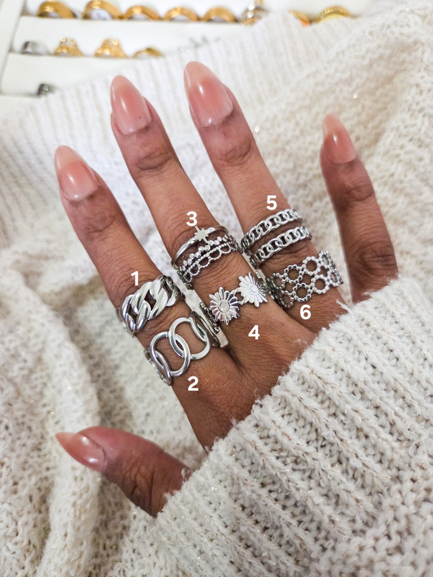 Chun silver rings