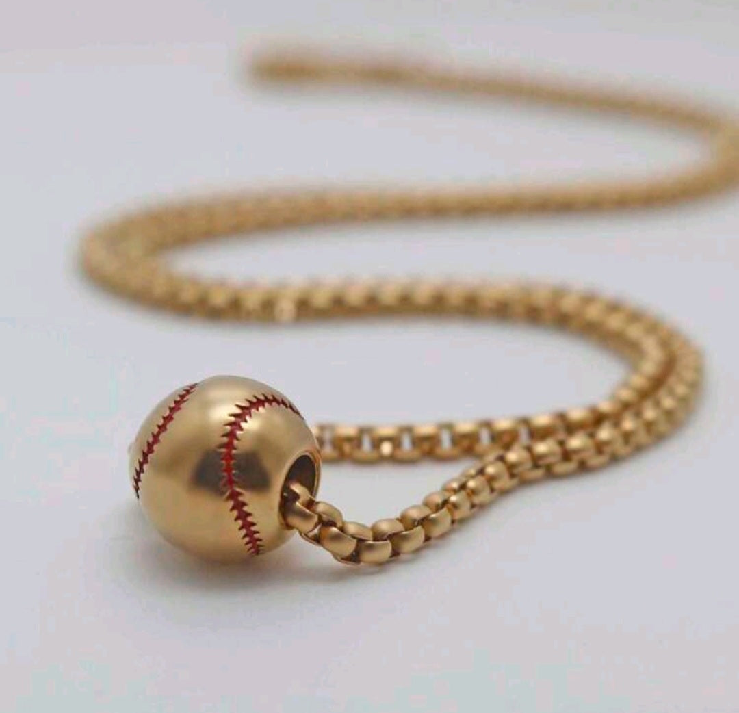 Baseball necklace