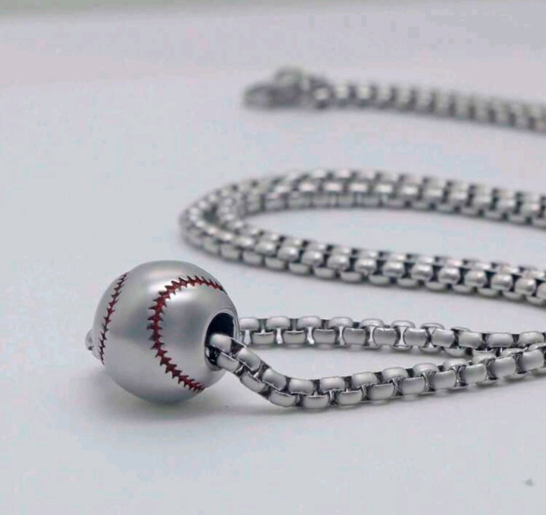 Baseball necklace