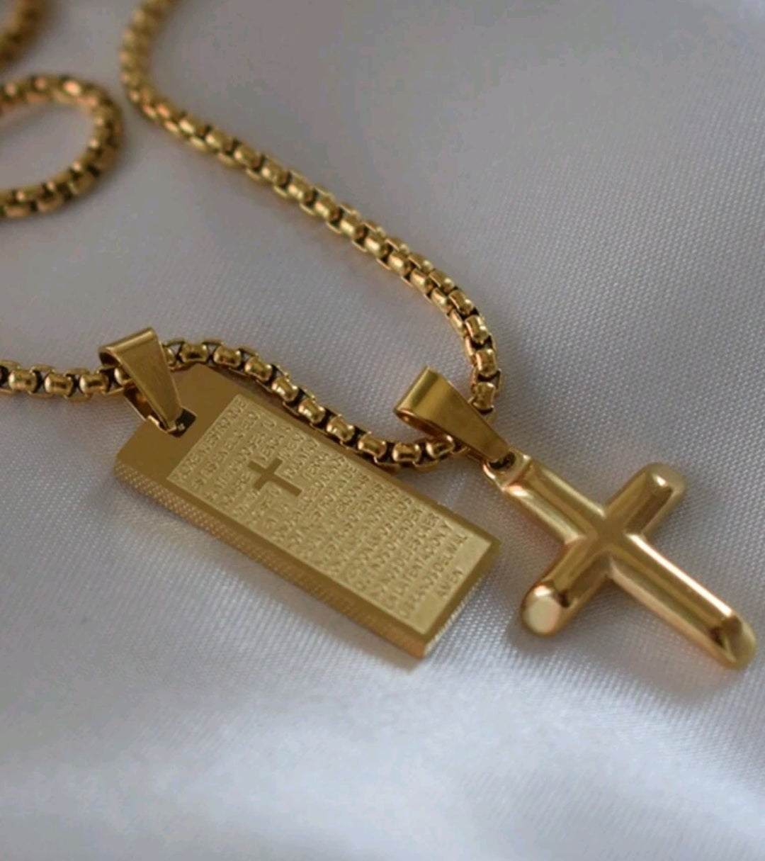 Cross & salmo