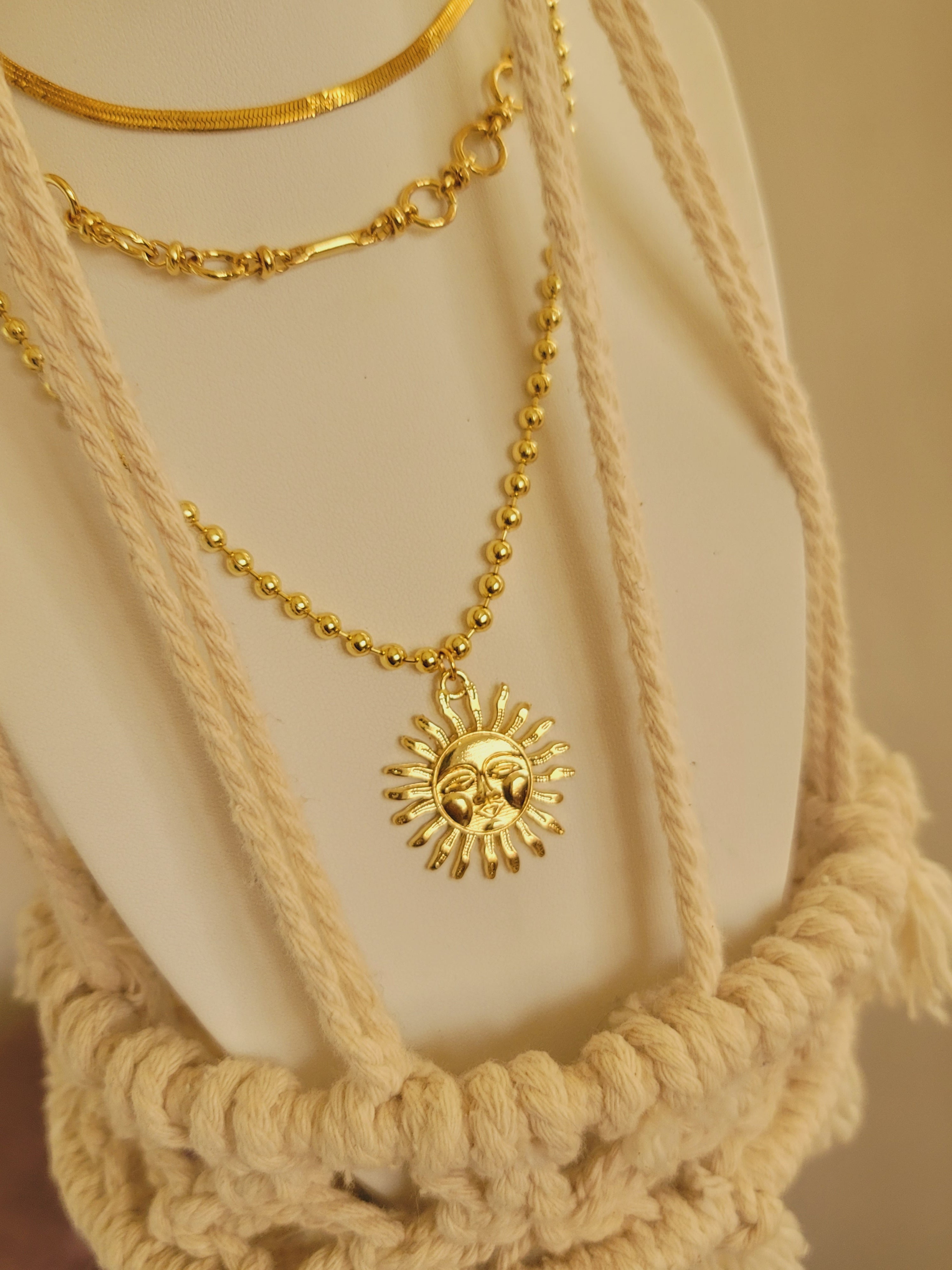 Astro Sun necklace