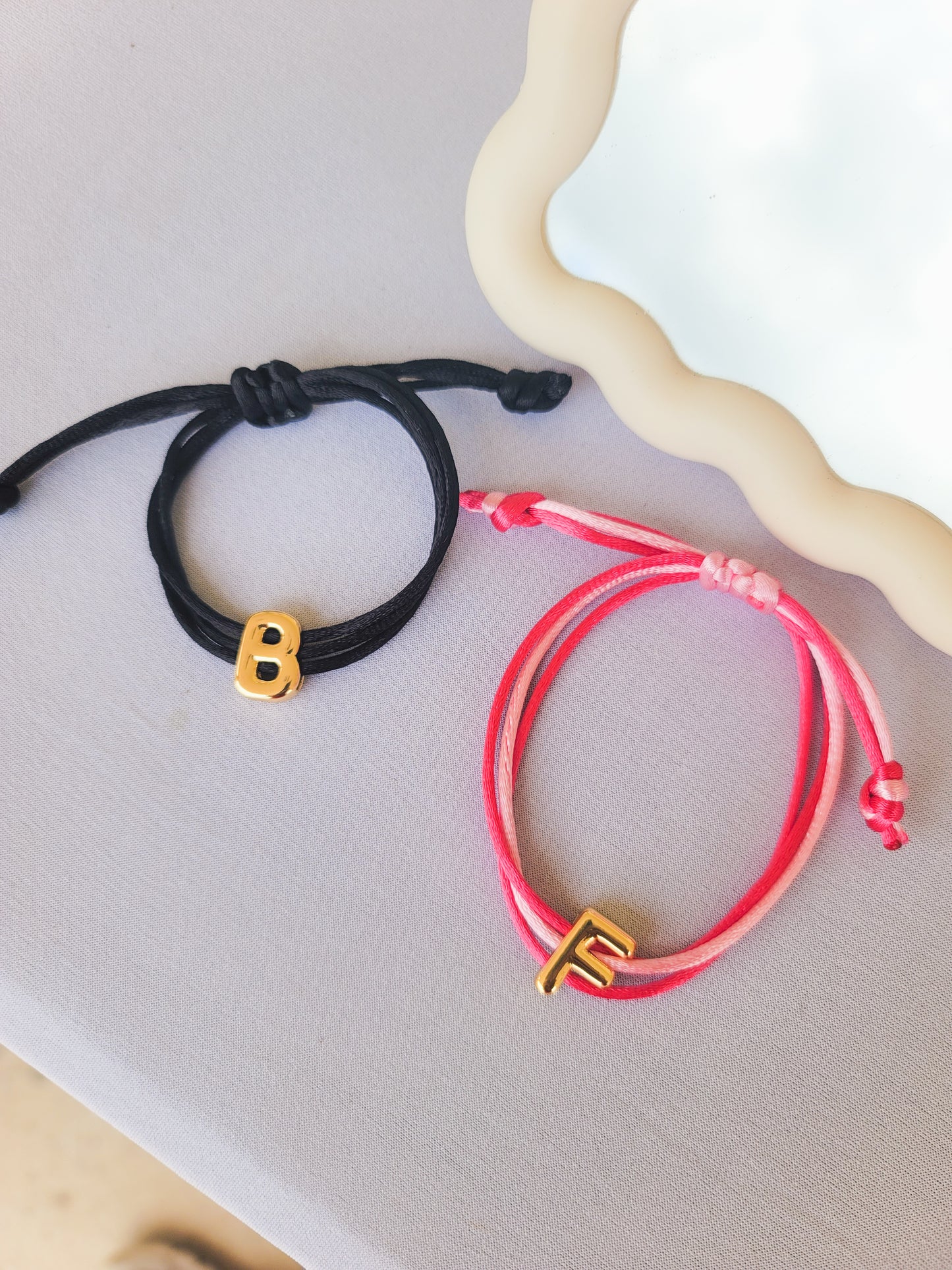Initial bracelets