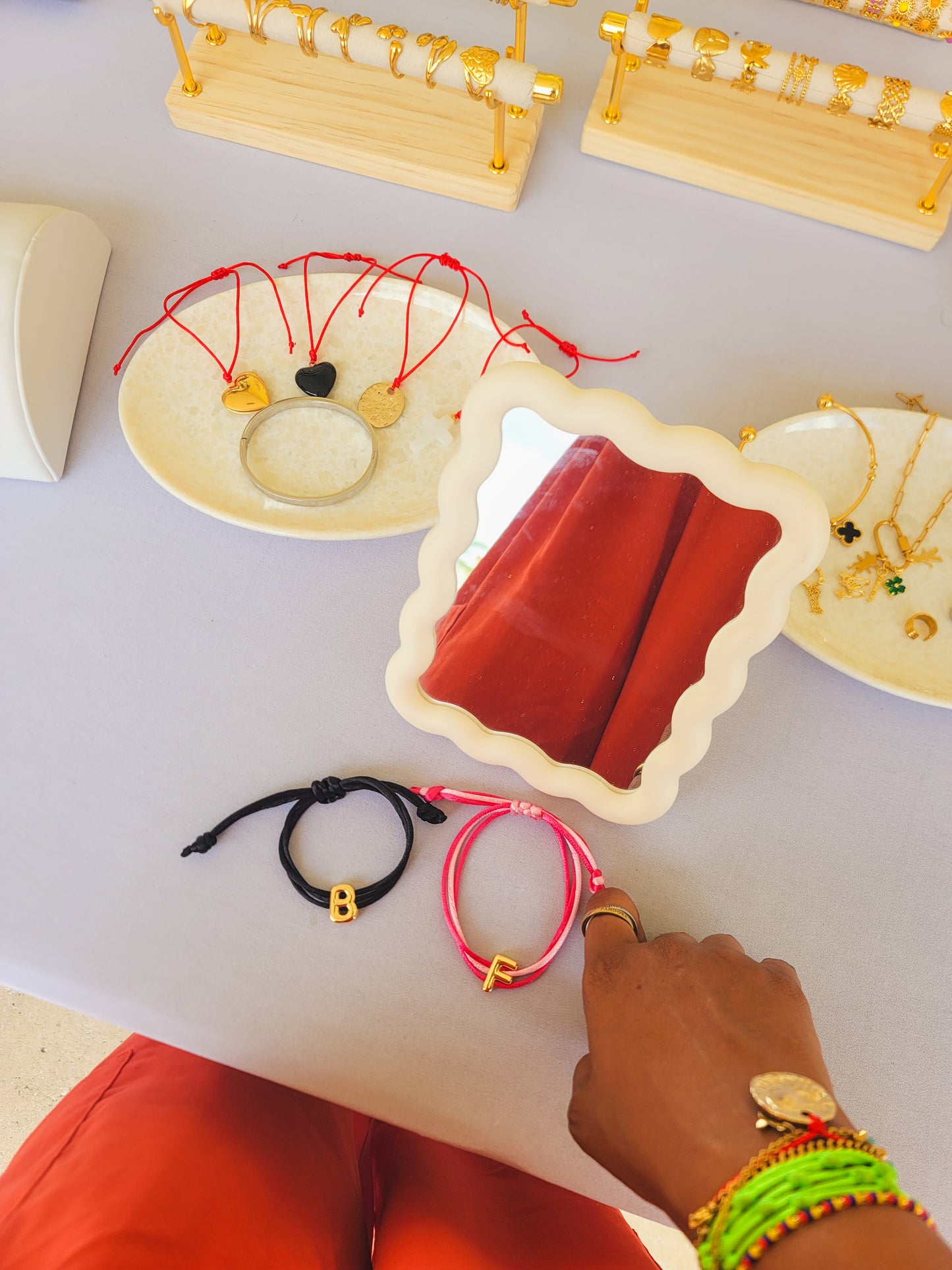 Initial bracelets