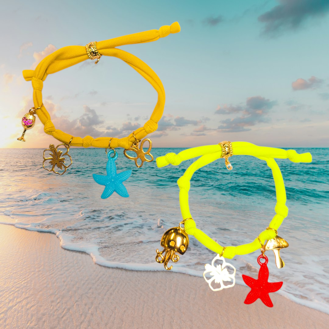 Verano infinito bracelets 🐚🌺🌸