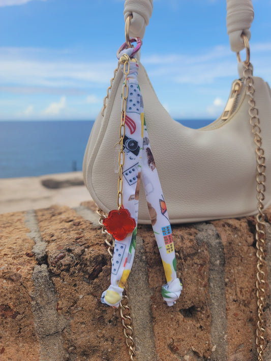 "YO SOY 100X35.co" 🇵🇷🌺 bag charm