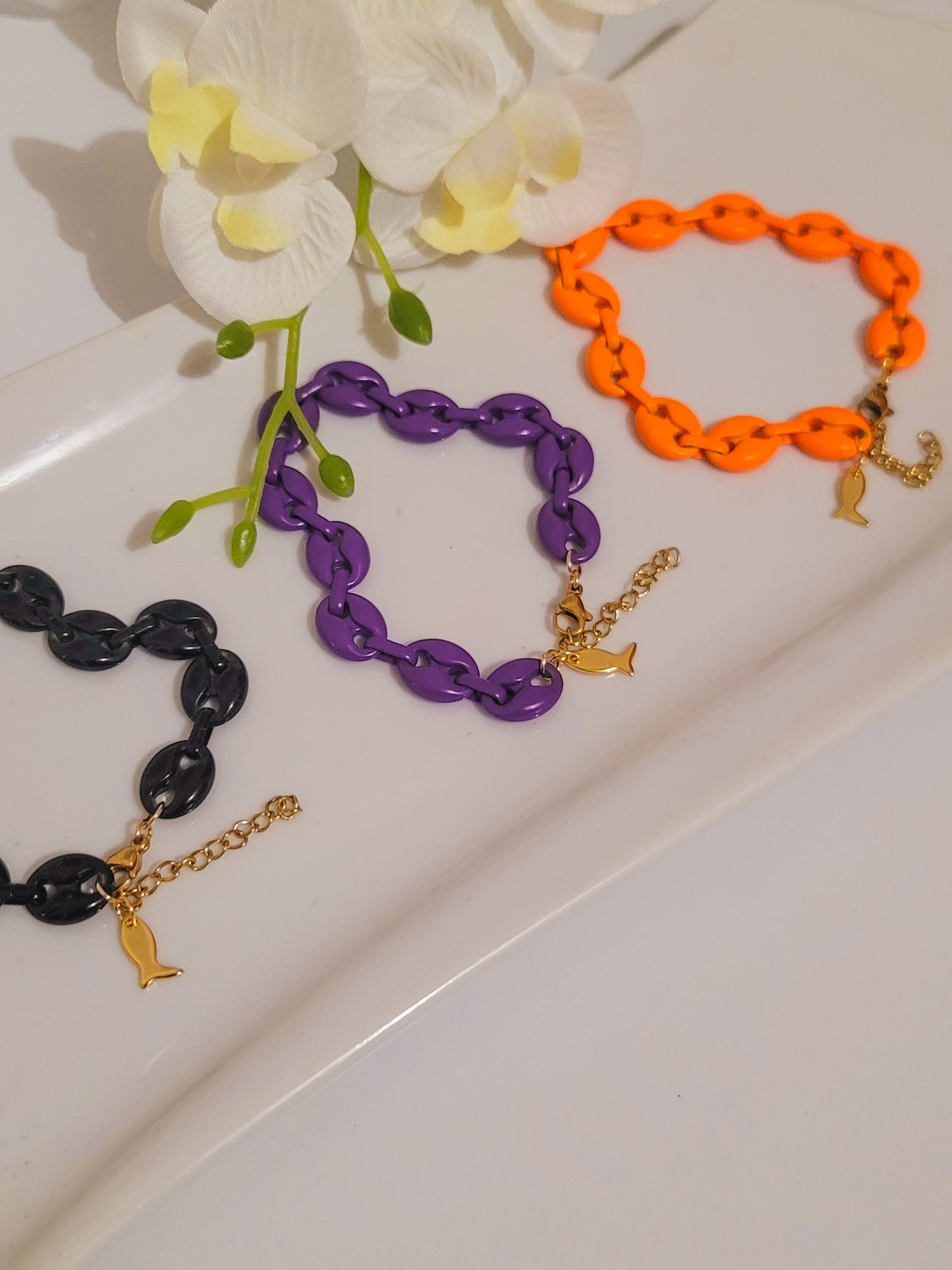 Summer color bracelets 🪼🪸🦑