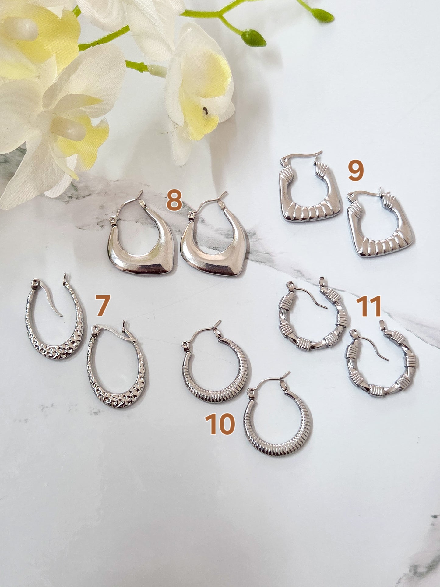 Silver earring