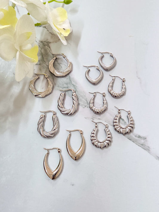Silver earring