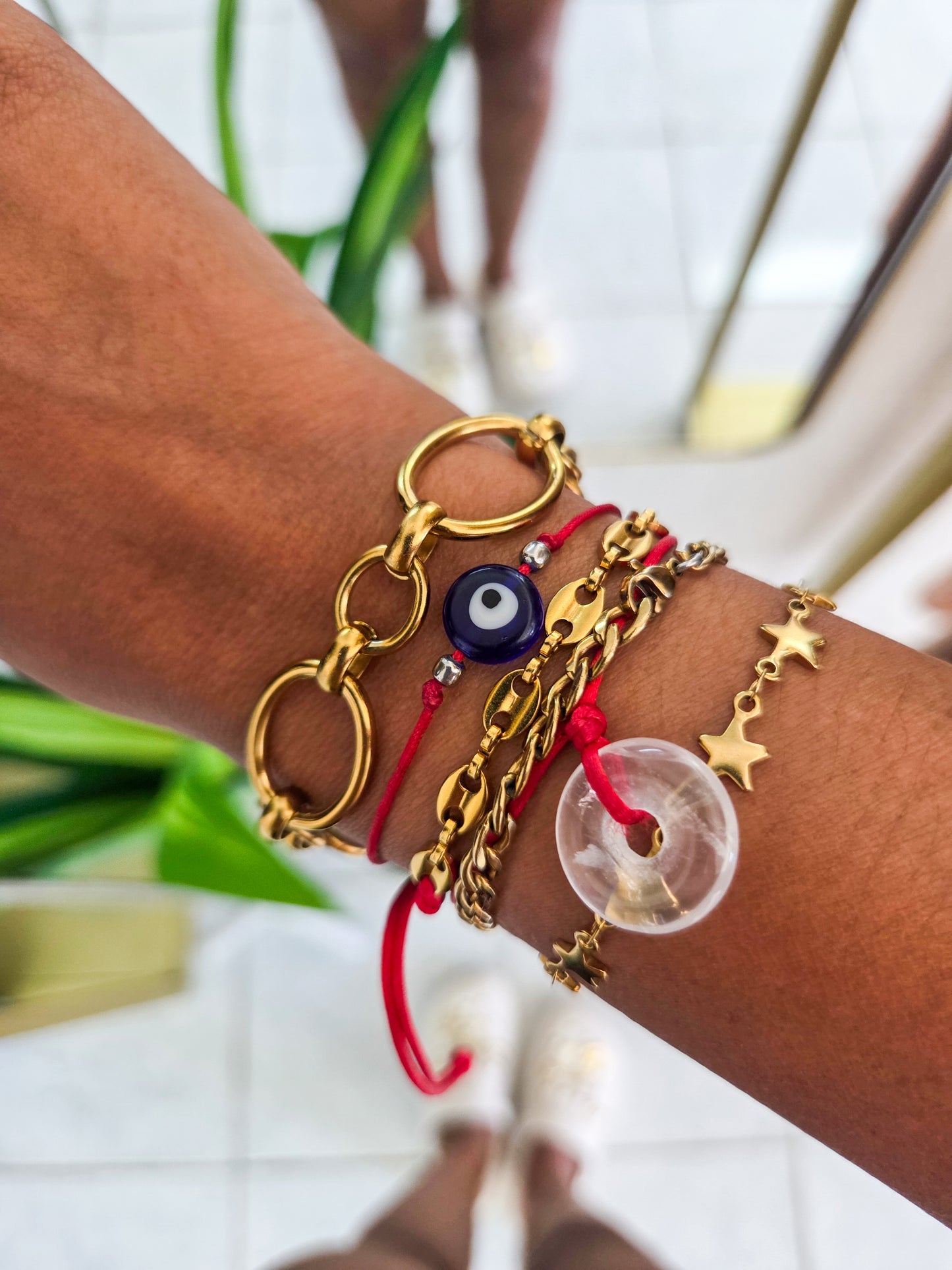 Chunky bracelets