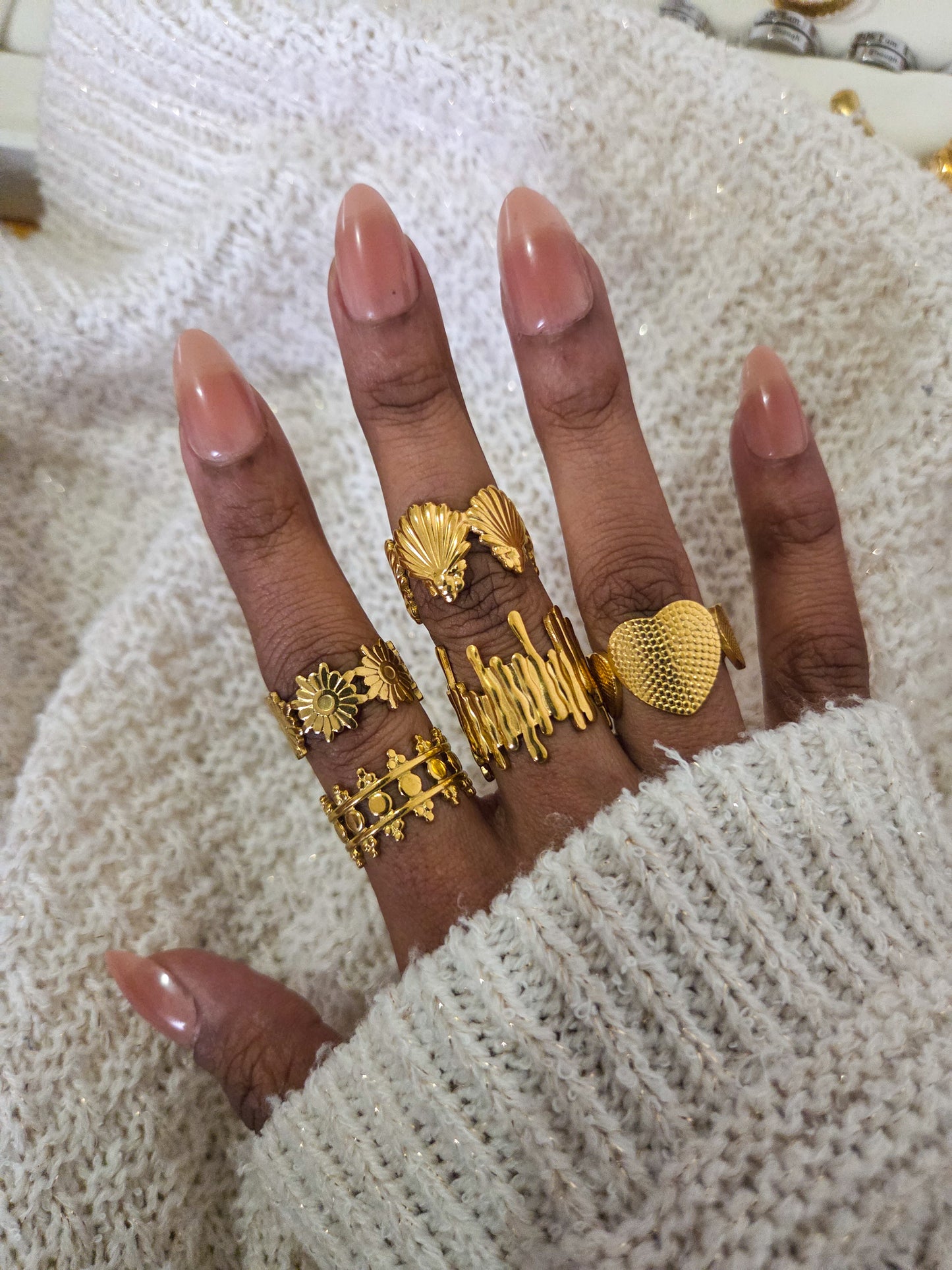 Gold rings