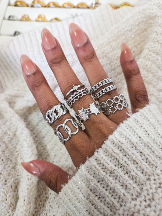 Chun silver rings