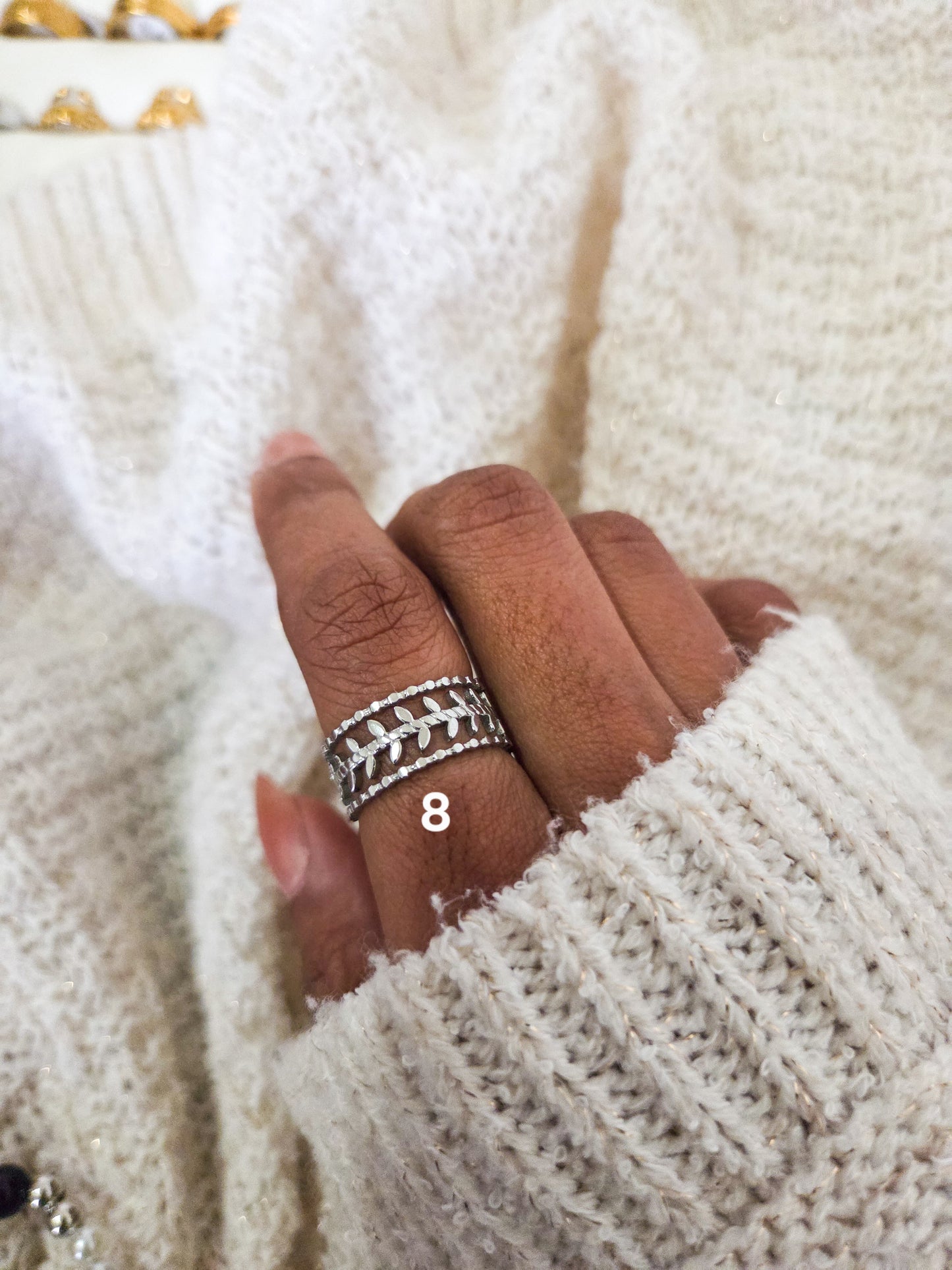 Basic silver rings