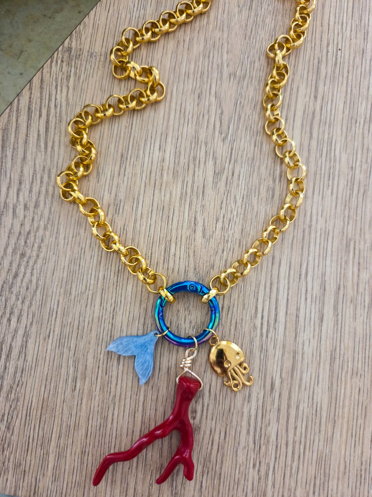 🌴"Brisa boricua"🌴 Coral neckleces