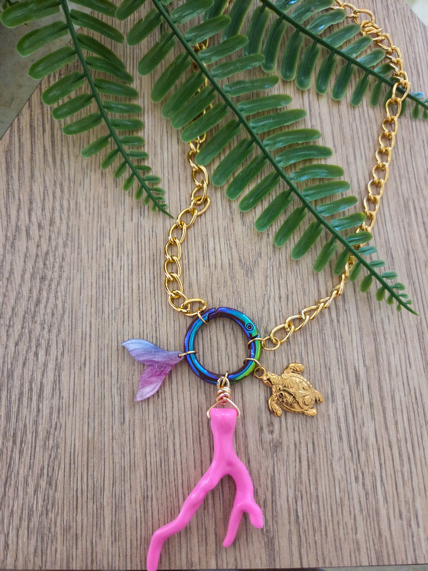 🌴"Brisa boricua"🌴 Coral neckleces