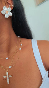 Pearl layering necklace