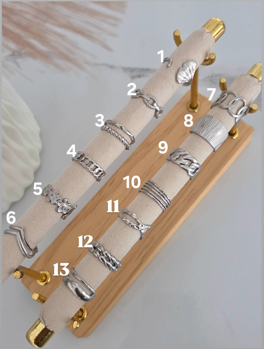 Silver rings