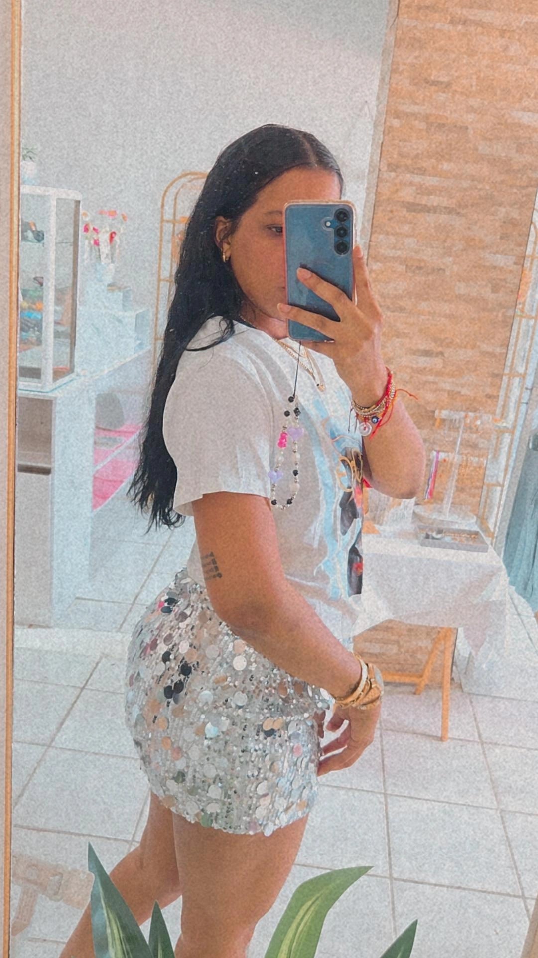Shining skirt