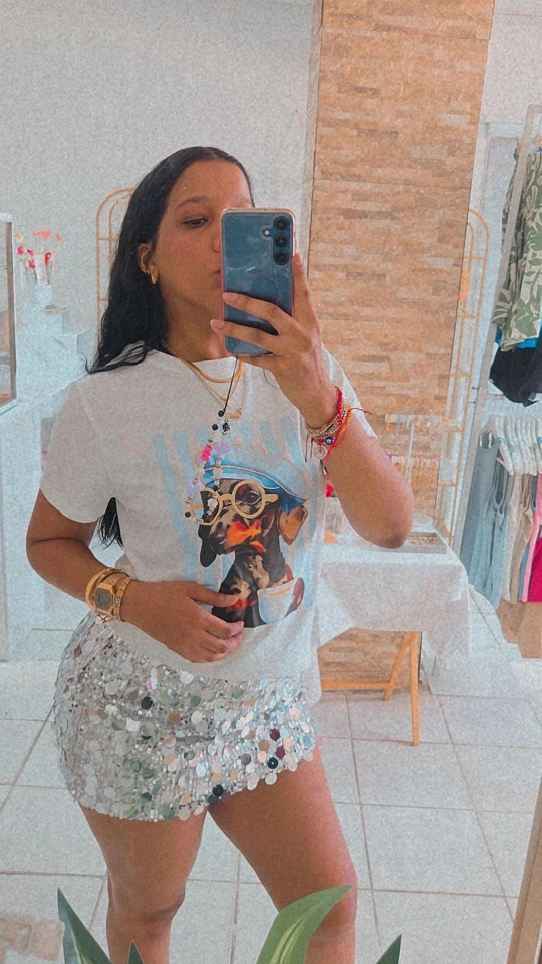 Shining skirt