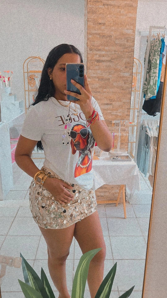 Shining skirt