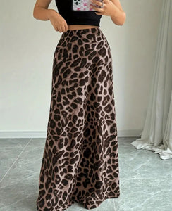 Skirt leopard print