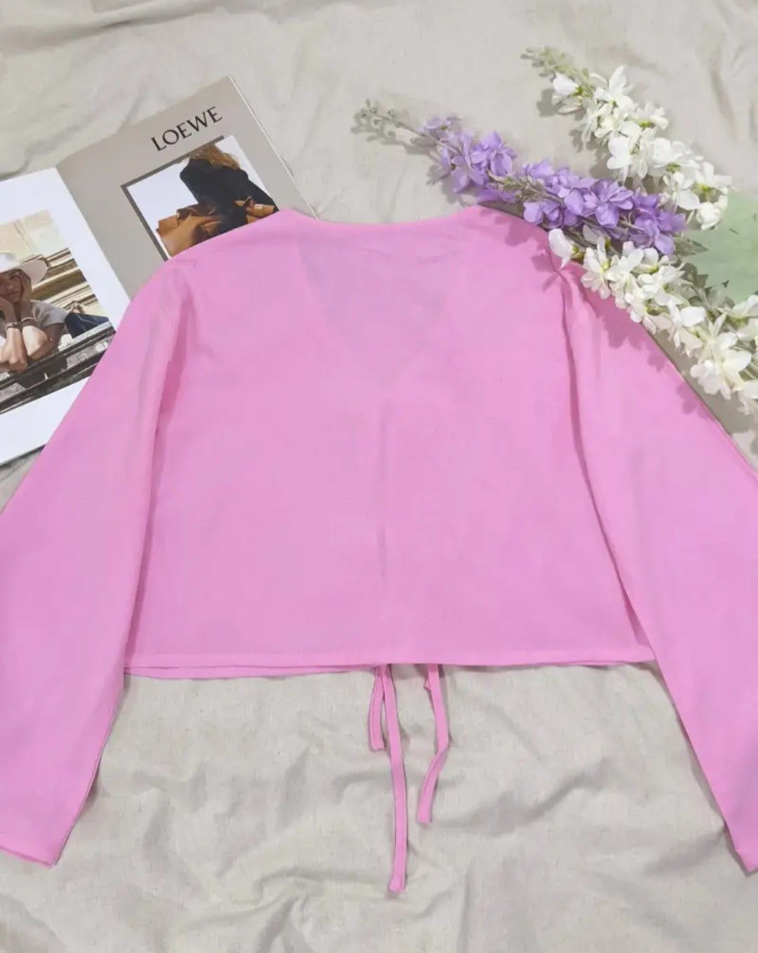 Pink blouse