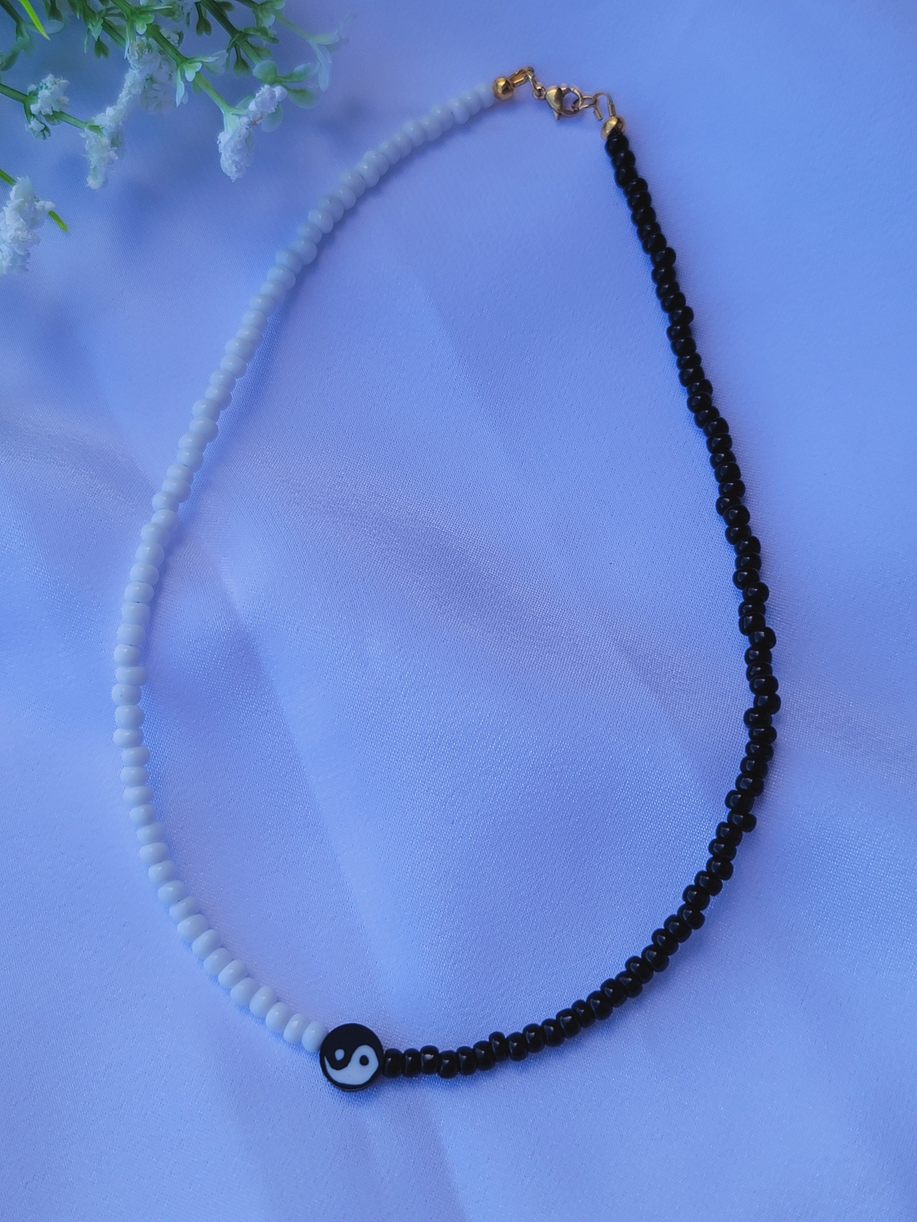 Yin yan choker & bracelet