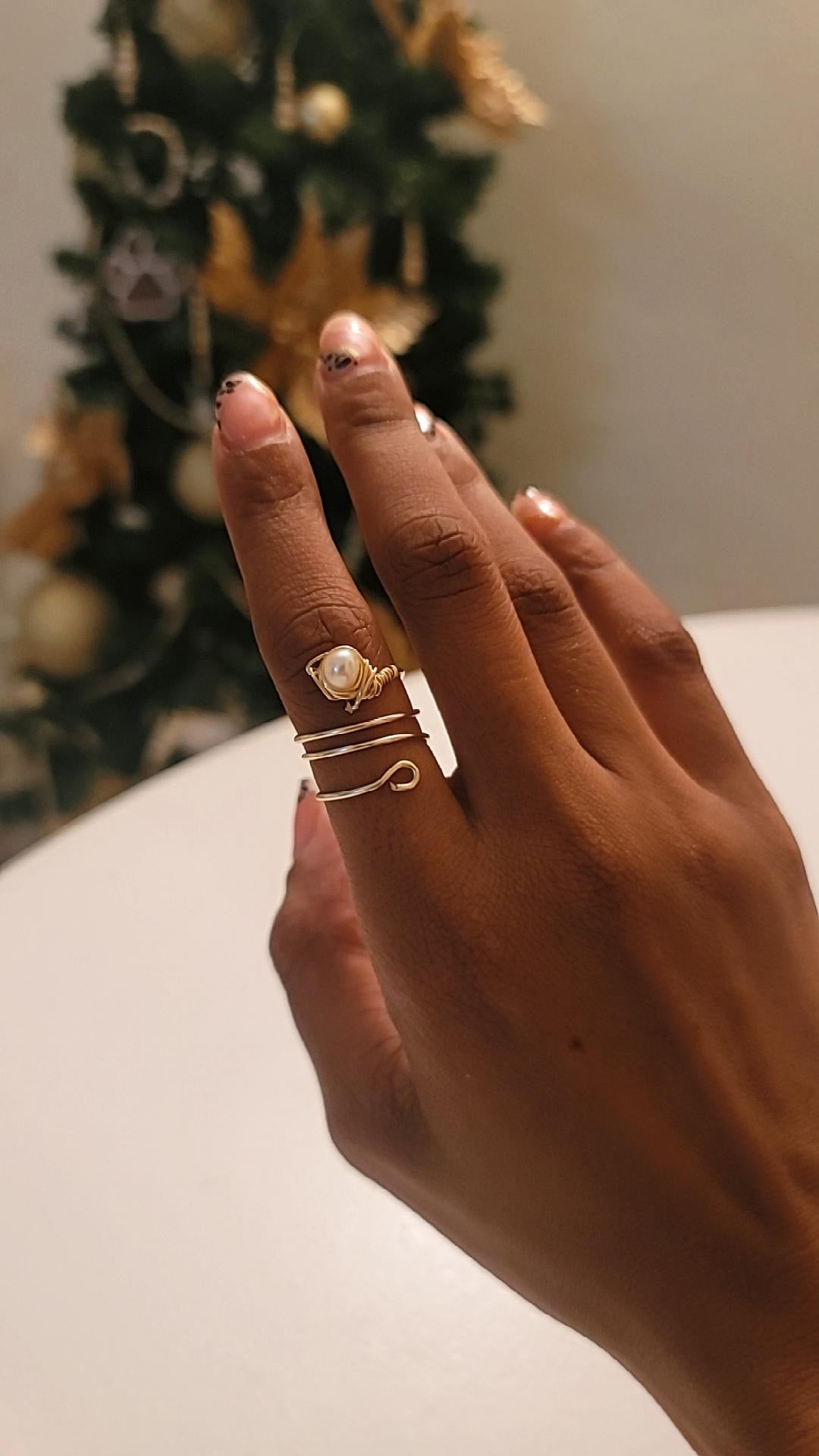 Pearl ring alambrada